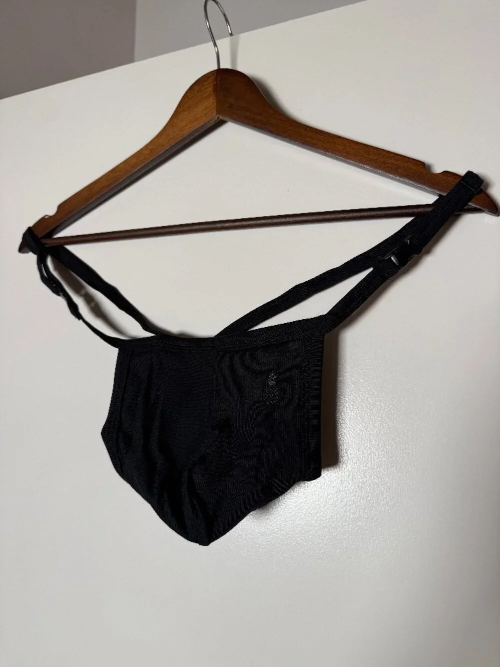 JJ Malibu: G String V Back Jockstrap - Midnight Black
